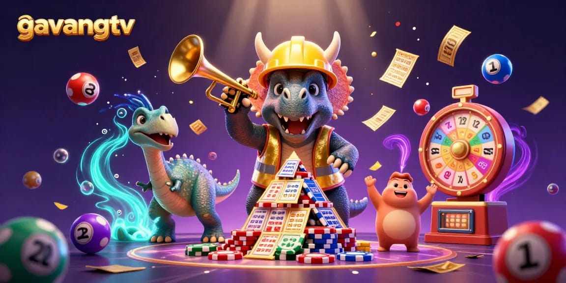 Boost your wins with gavangtv in this vibrant, dynamic 3D casino illustration!