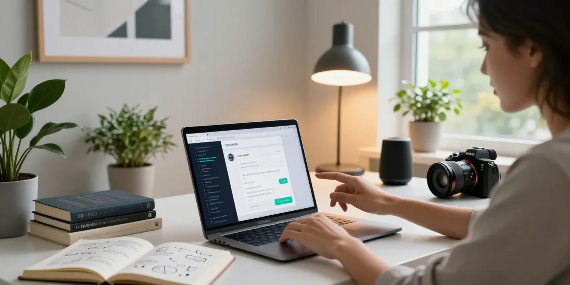 Engaging spicy ai conversation in a cozy digital workspace with chatbot interface.