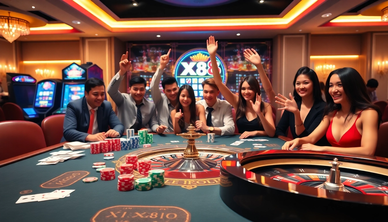 Experience the thrill of gambling at XX88 with vibrant casino tables and exciting gameplay.
