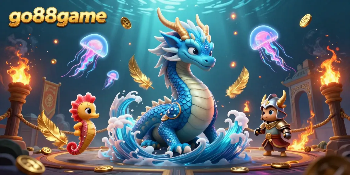 Experience the thrill of go88game as the azure dragon guards treasures and gaming adventures.