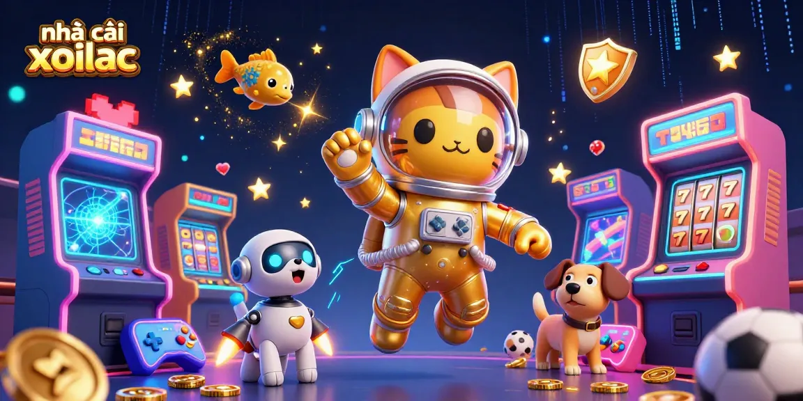 Engage with nhà cái xoilac for dynamic sports betting experiences in vibrant 3D illustration.